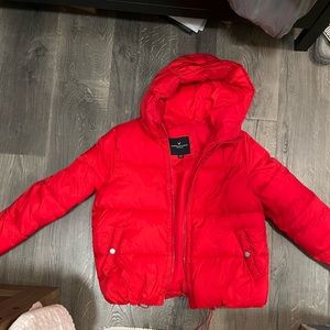 Red Puffer Jacket